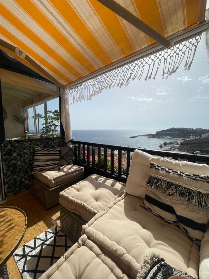 Boho Style Bungalow With Ocean View Mogán Kültér fotó